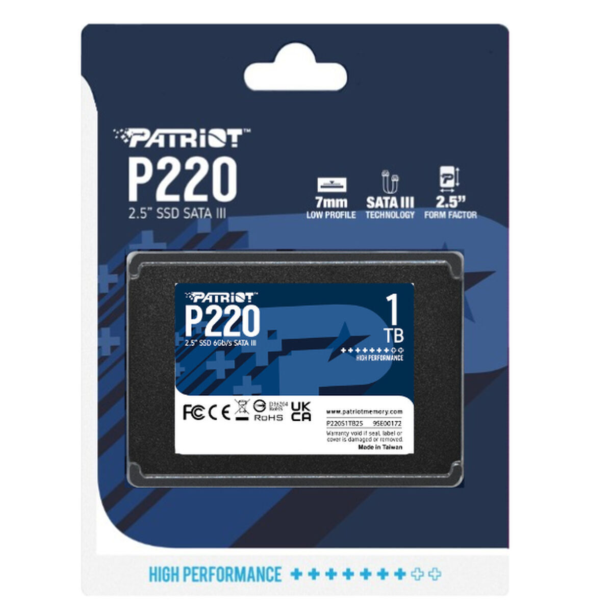 Patriot P220 SSD 1TB 2.5'' SATA III P220S1TB25 - Image 4