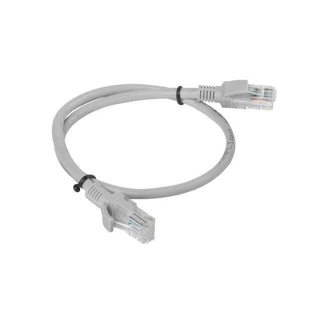 Lanberg U/UTP Cat.6 Καλώδιο Δικτύου Ethernet 0.5m Γκρι 10τμχ PCU6-20CC-0050-S - Image 2