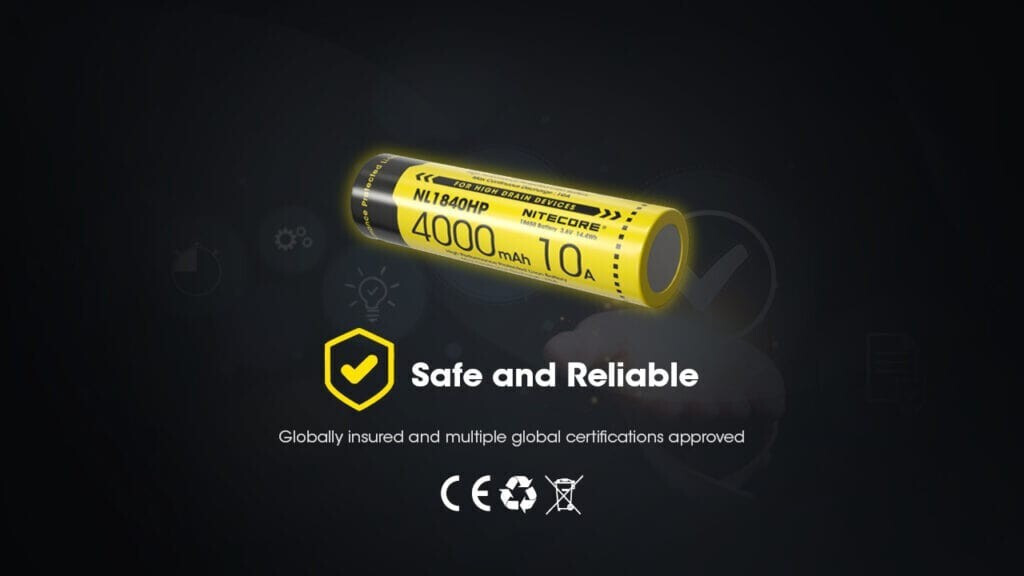 NiteCore 18650 4000mAh 3.6V 1τμχ - Image 8