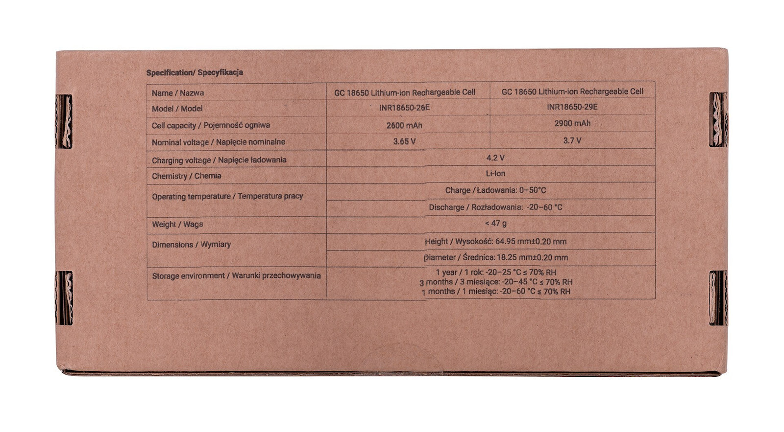 Green Cell 50gc18650nmc26 Household Battery Rechargeable 18650 Lithium-ion Li-ion Battery - Image 6