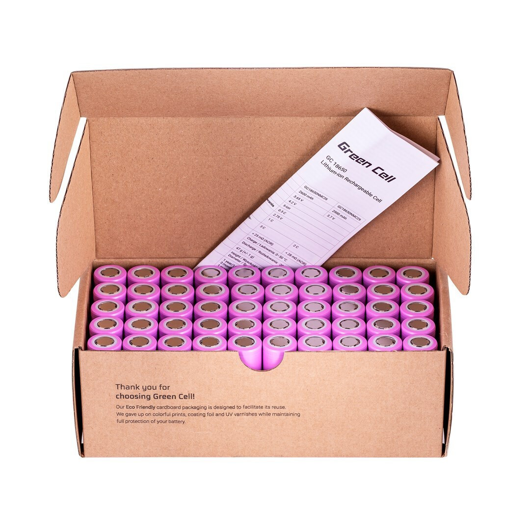 Green Cell 50gc18650nmc26 Household Battery Rechargeable 18650 Lithium-ion Li-ion Battery - Image 5
