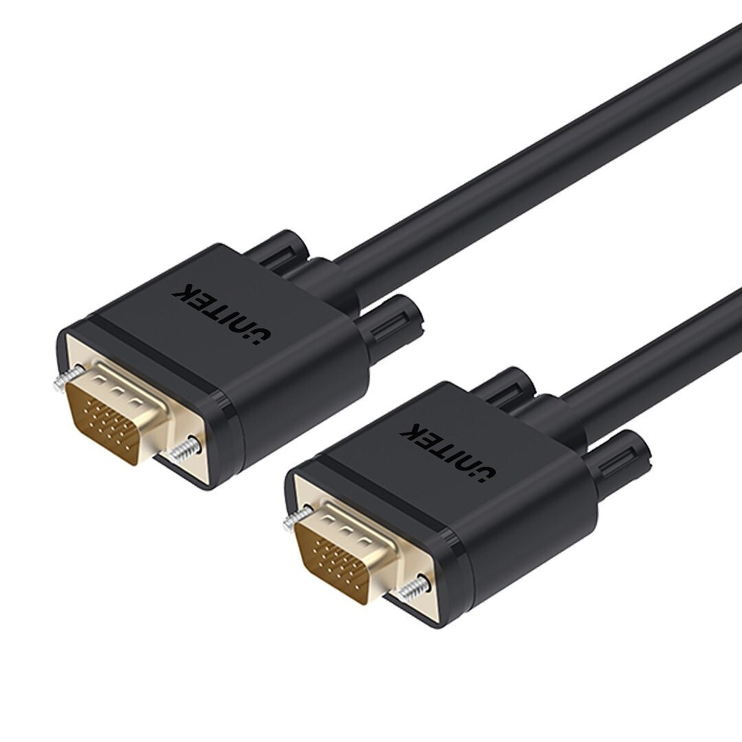 Unitek Cable VGA male - VGA male Μαύρο 1m (Y-C511G) - Image 2