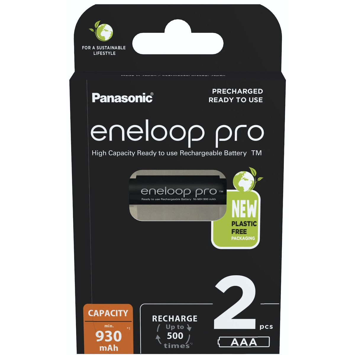 Panasonic Eneloop Pro AAA 930mAh 1.2V 2τμχ - Image 3