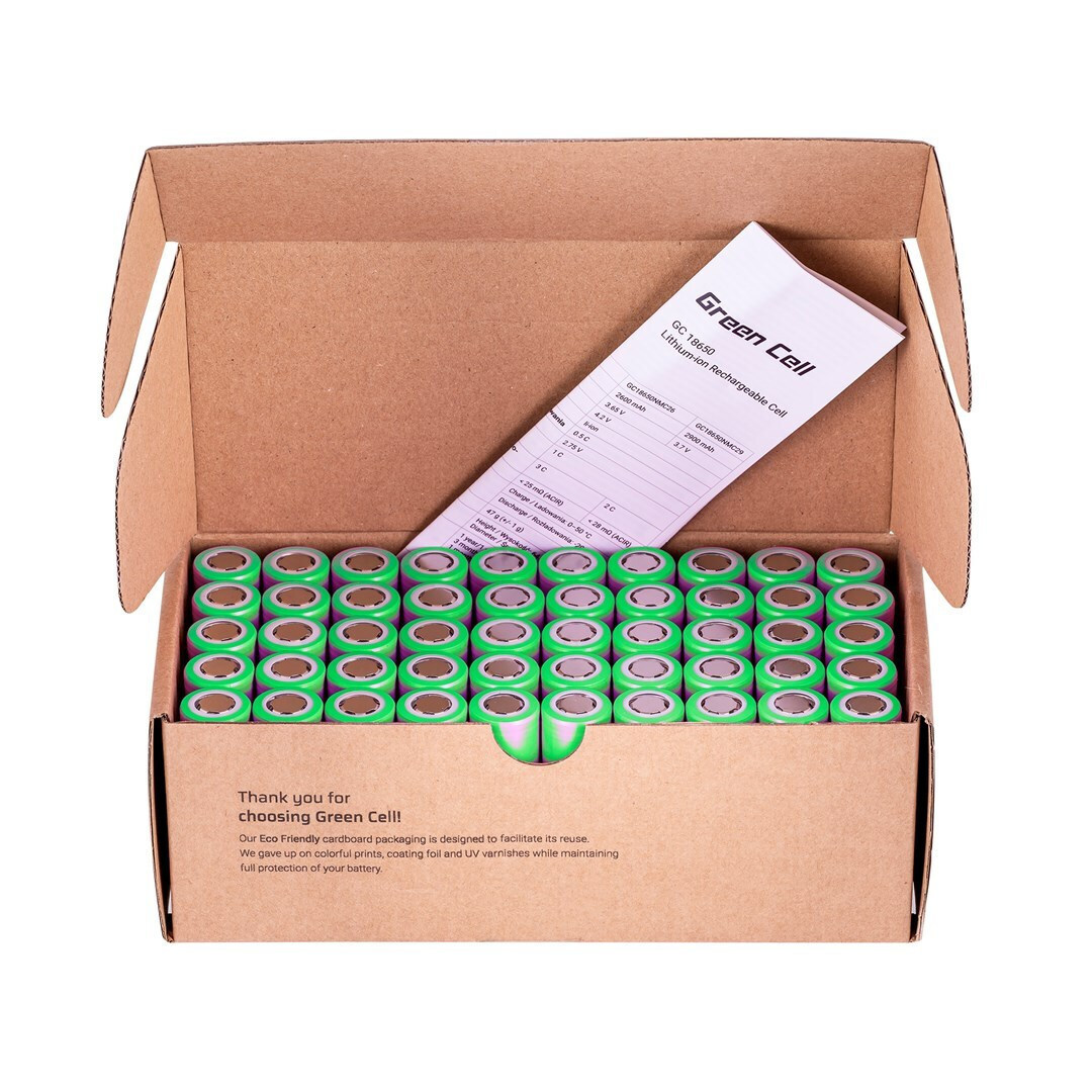 Green Cell 50gc18650nmc29 Household Battery Rechargeable 18650 Lithium-ion Li-ion Battery - Image 4