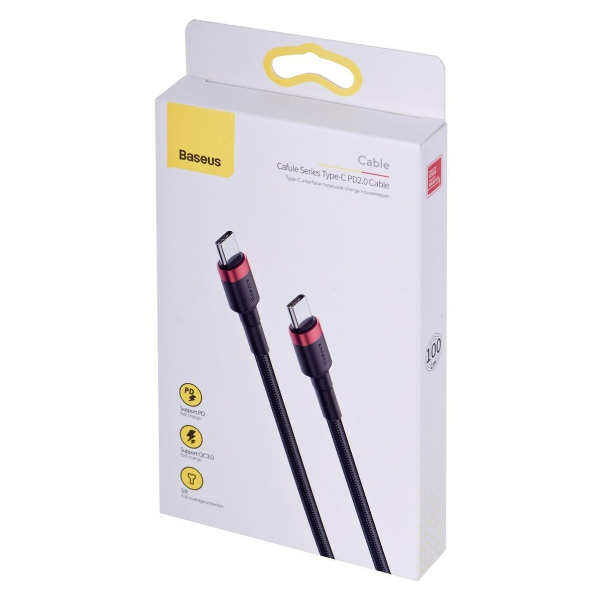Baseus Cafule USB 2.0 USB-C male - USB-C 60W 1m (CATKLF-G91) - Image 2