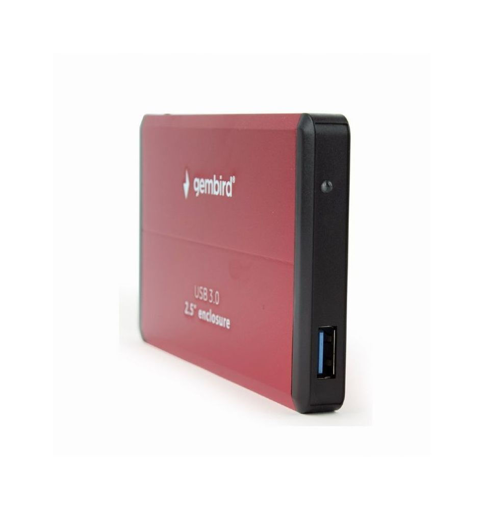 Gembird Θήκη για Σκληρό Δίσκο 2.5" SATA III με σύνδεση USB 3.0 σε Κόκκινο χρώμα EE2-U3S-2-R - Image 4