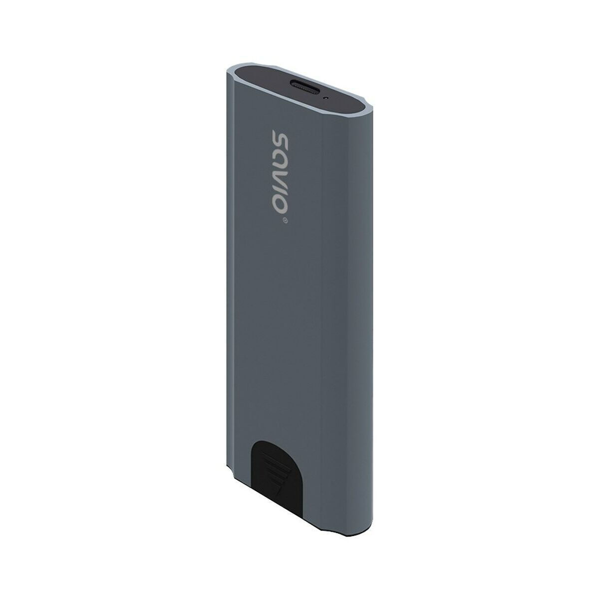 Savio Θήκη για Σκληρό Δίσκο M.2 SATA III NVME με σύνδεση Type-C σε Γκρι χρώμα - Image 5