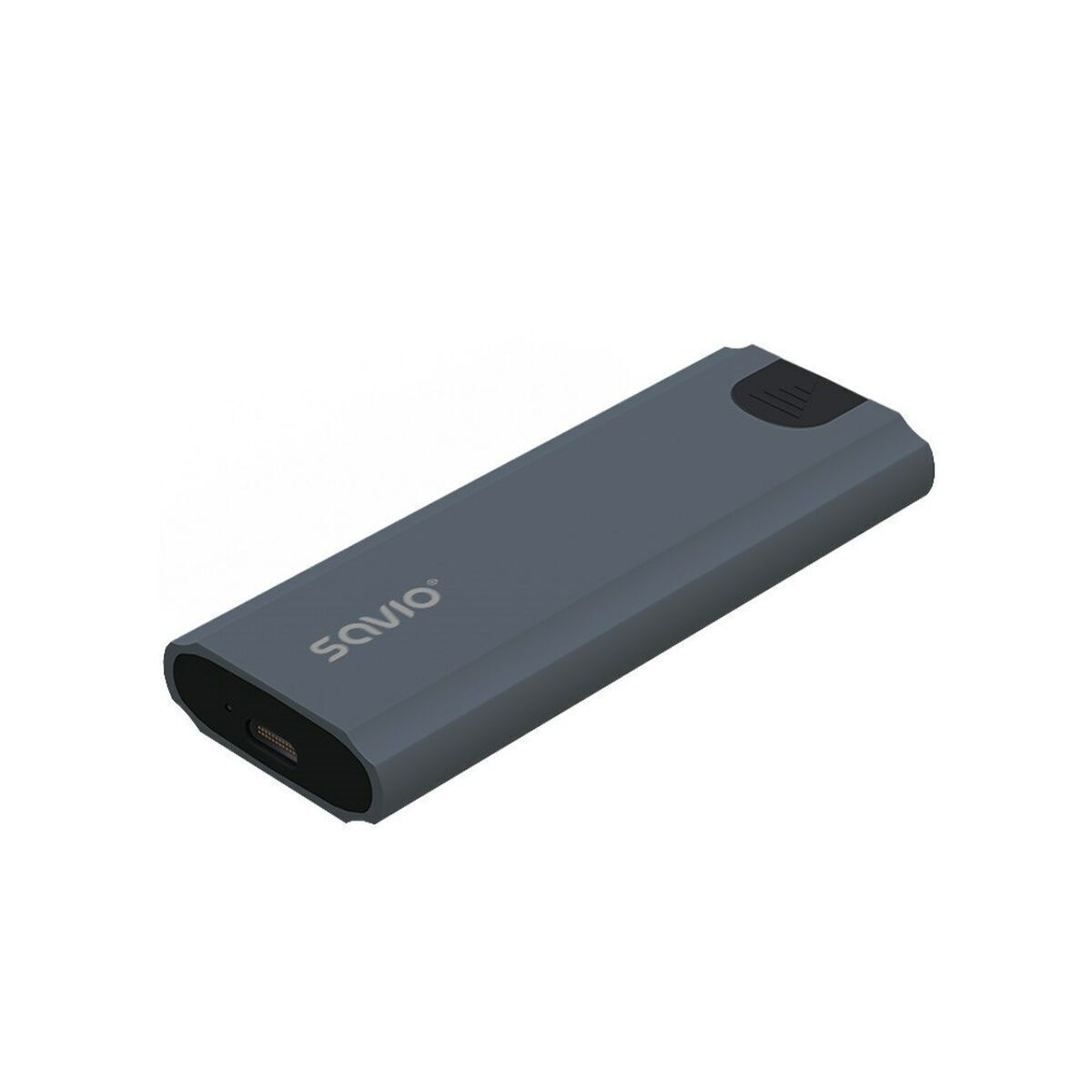 Savio Θήκη για Σκληρό Δίσκο M.2 SATA III NVME με σύνδεση Type-C σε Γκρι χρώμα - Image 7
