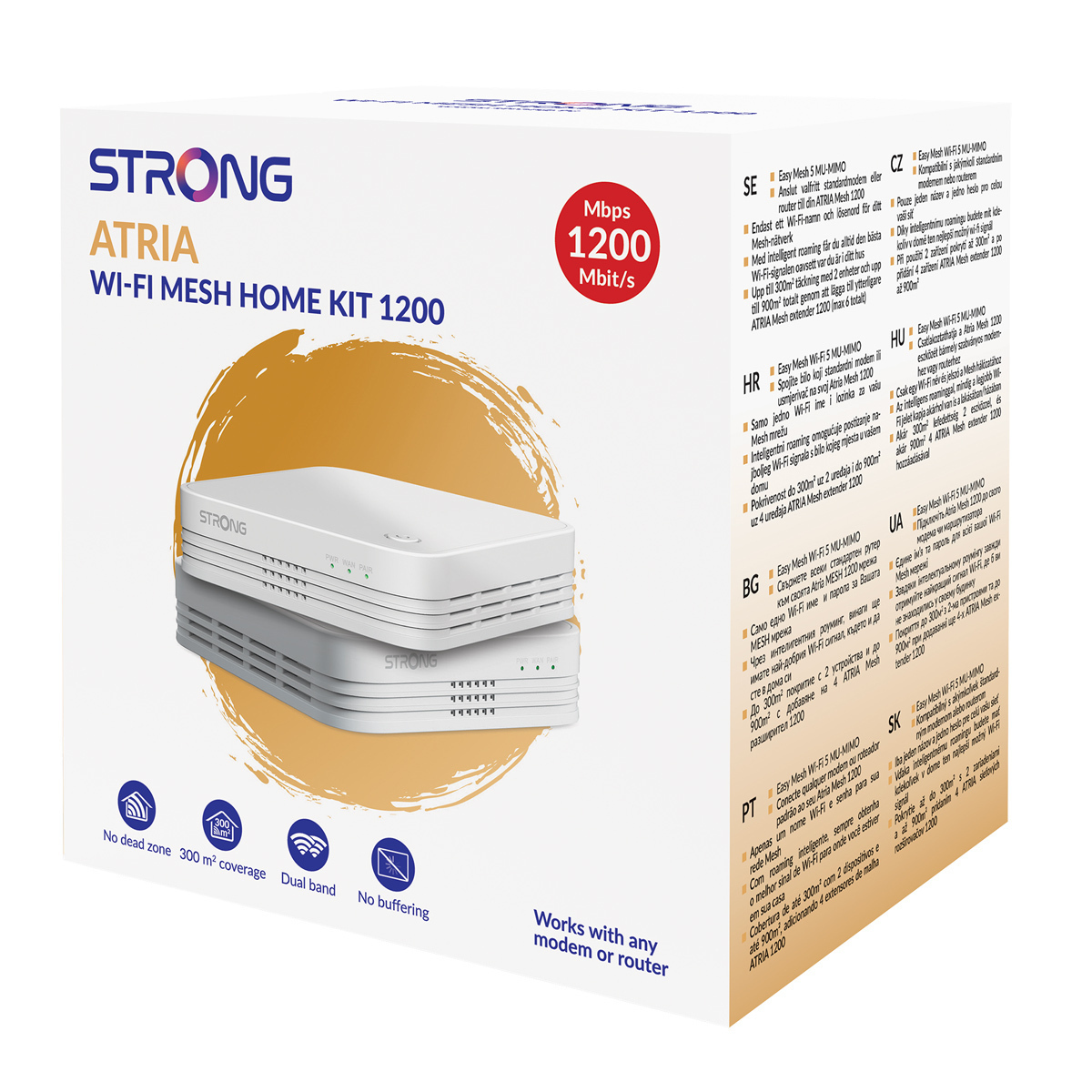 Strong Atria Mesh KIT 1200 V2 v1 Access Point Wi‑Fi 5 Dual Band (2.4 & 5GHz) σε Διπλό Kit - Image 8