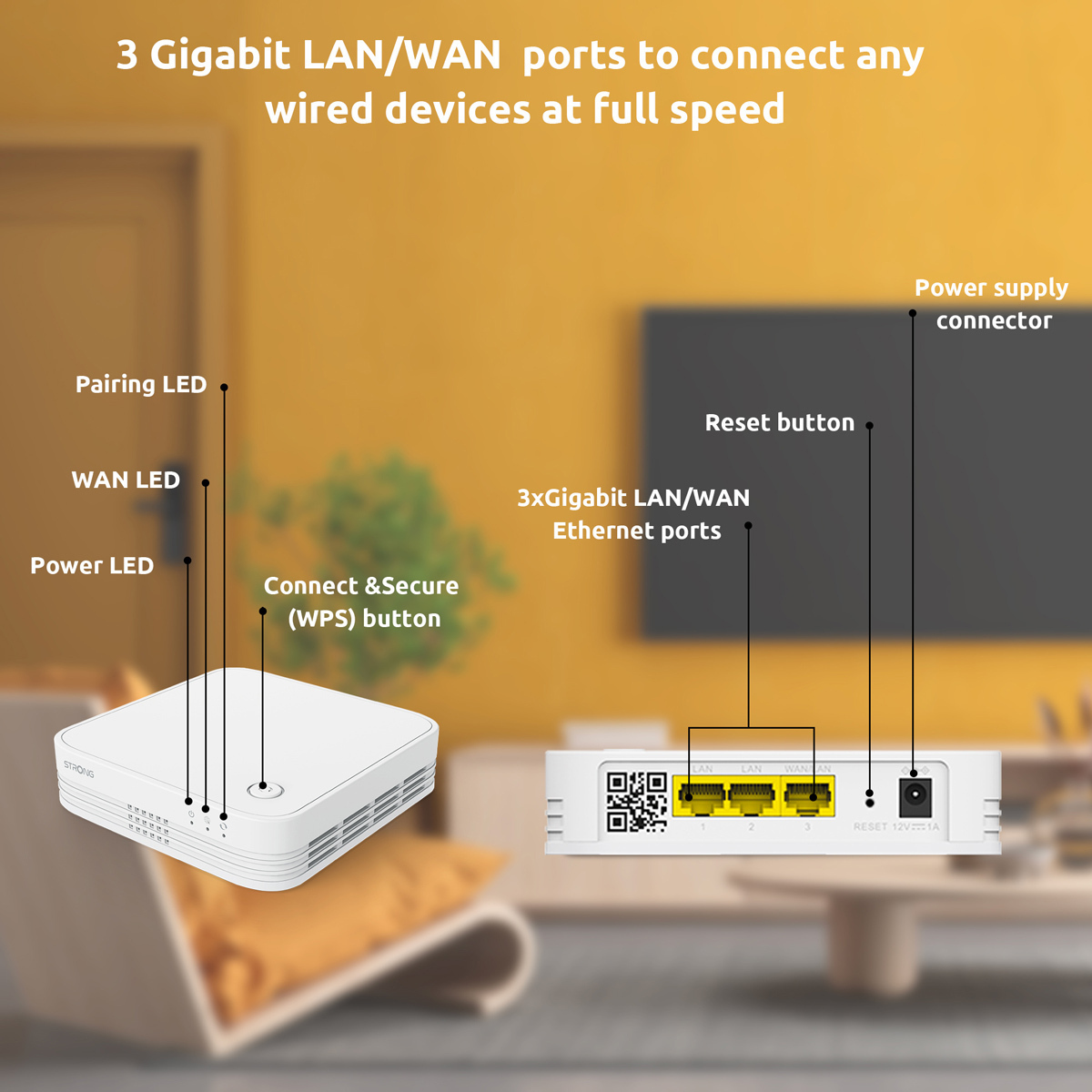Strong Atria Mesh KIT 1200 V2 v1 Access Point Wi‑Fi 5 Dual Band (2.4 & 5GHz) σε Διπλό Kit - Image 9