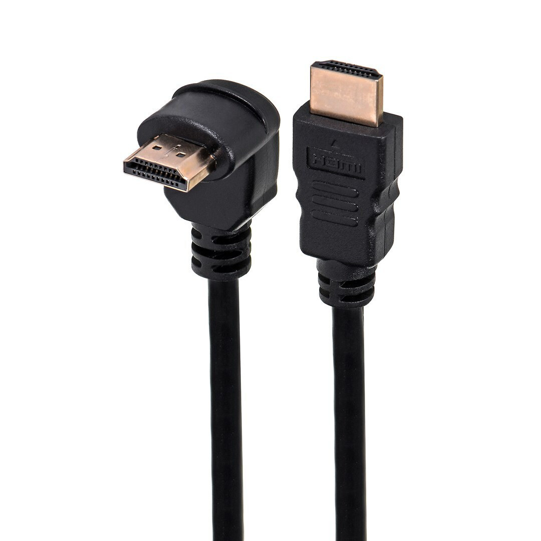Savio HDMI 2.0 Angle (90°) HDMI male - HDMI male 1.5m Μαύρο (CL-108) - Image 3