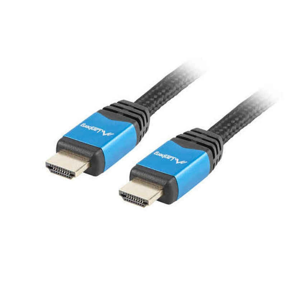 Lanberg HDMI 1.4 Cable HDMI male - HDMI male 1m (CA-HDMI-20CU-0010-BL) - Image 2
