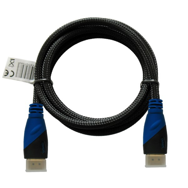Savio 1 5m; Black Color HDMI 1.4 HDMI male - HDMI male 1.5m Μαύρο (CL-02) - Image 2