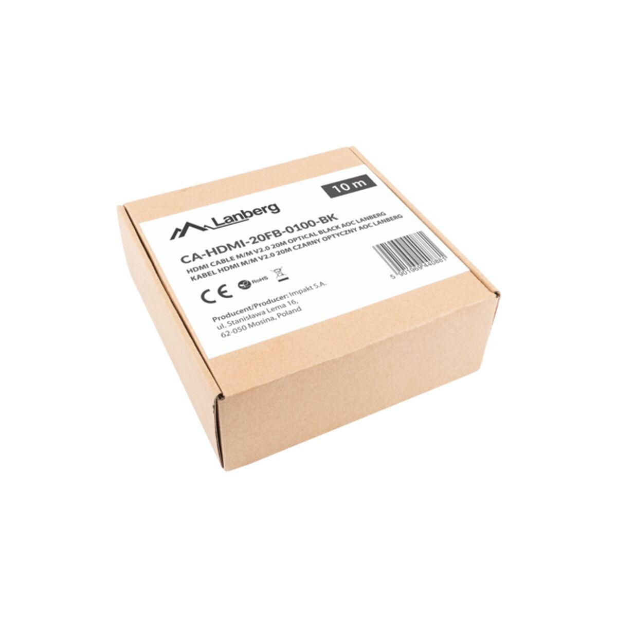 Lanberg HDMI 2.0 HDMI male - HDMI male 10m Μαύρο - Image 3