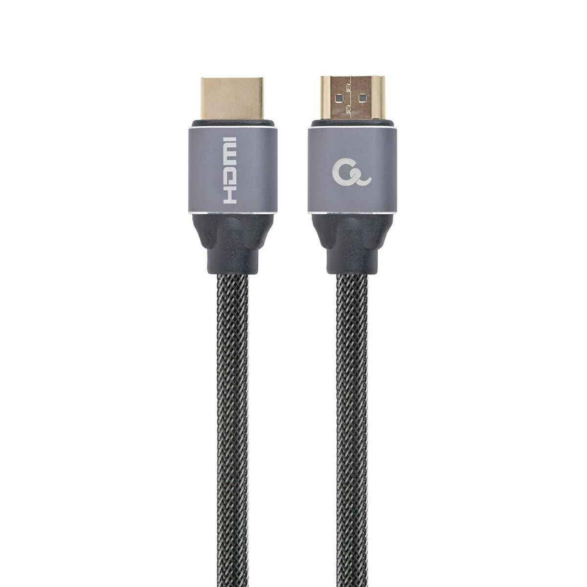 Cablexpert HDMI 1.4 Braided HDMI male - HDMI male 2m Μαύρο (GM-HDMI-4K-2M)