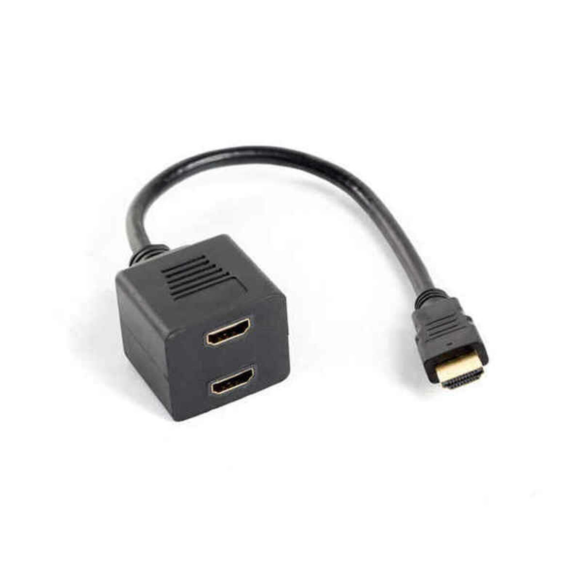 Lanberg HDMI male σε HDMI female 1τμχ (AD-0019-BK) - Image 2