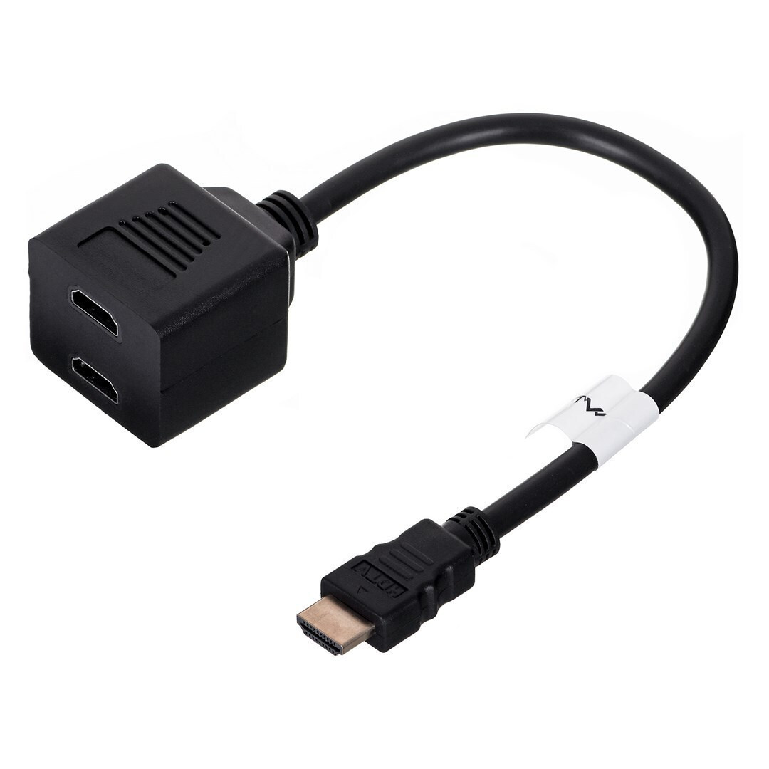 Lanberg HDMI male σε HDMI female 1τμχ (AD-0019-BK) - Image 3