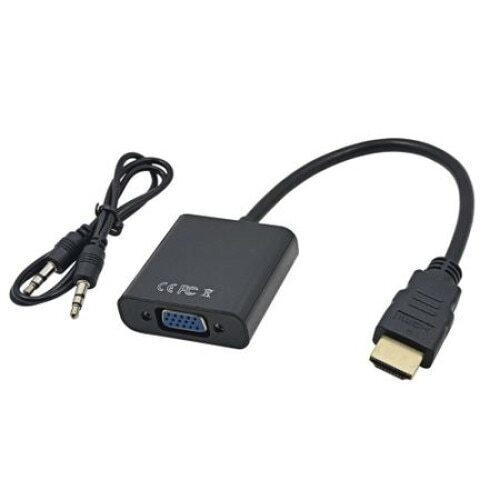 Lanberg HDMI male σε VGA female 1τμχ (AD-0017-BK) - Image 2