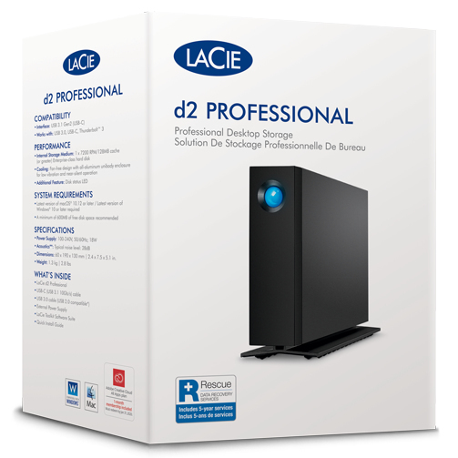 Lacie D2 Professional USB-C / USB 3.2 HDD 3.5" - Image 5