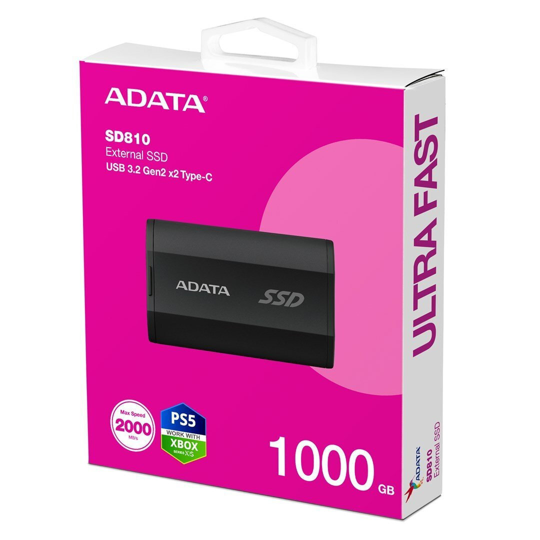 Adata SD810 USB 3.2 Εξωτερικός SSD 1TB 2.5" Μαύρο - Image 6