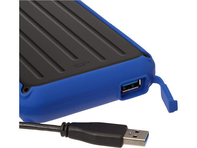 Silicon Power Armor A66 USB 3.2 Εξωτερικός HDD 1.0TB 2.5" Μαύρο/Μπλε - Image 7