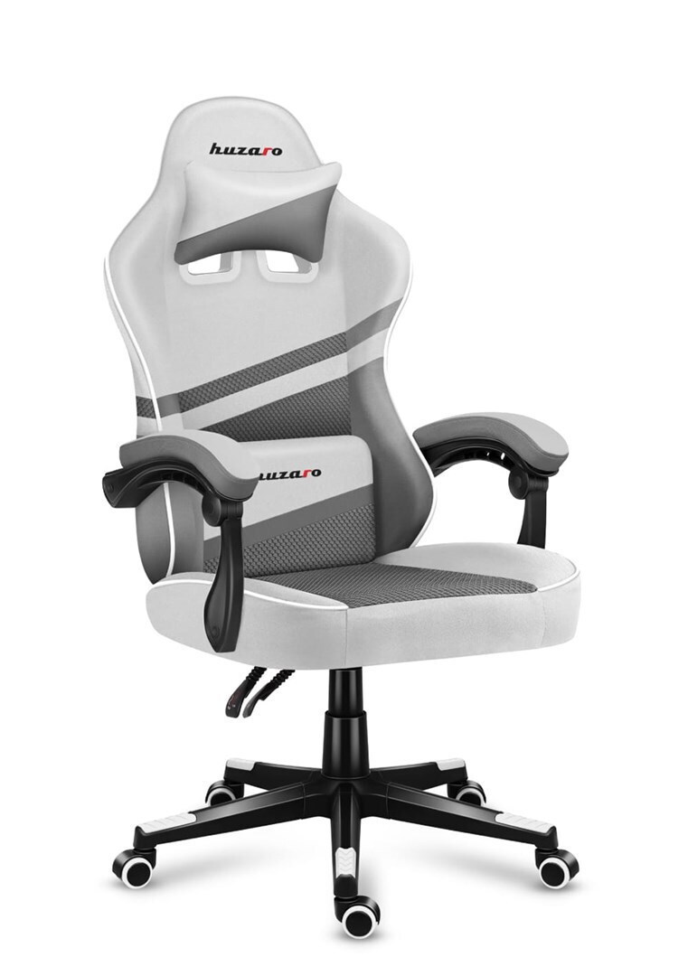 Huzaro Force 4.4 Mesh Υφασμάτινη Καρέκλα Gaming Λευκή - Image 5