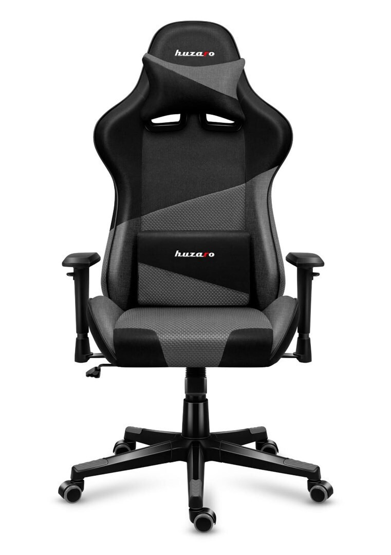 Huzaro Force 6.2 Υφασμάτινη Καρέκλα Gaming με Ρυθμιζόμενα Μπράτσα και RGB Φωτισμό Γκρι - Image 2