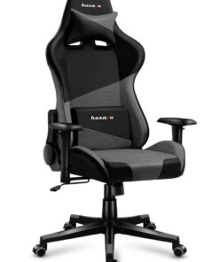 Huzaro Force 6.2 Υφασμάτινη Καρέκλα Gaming με Ρυθμιζόμενα Μπράτσα και RGB Φωτισμό Γκρι