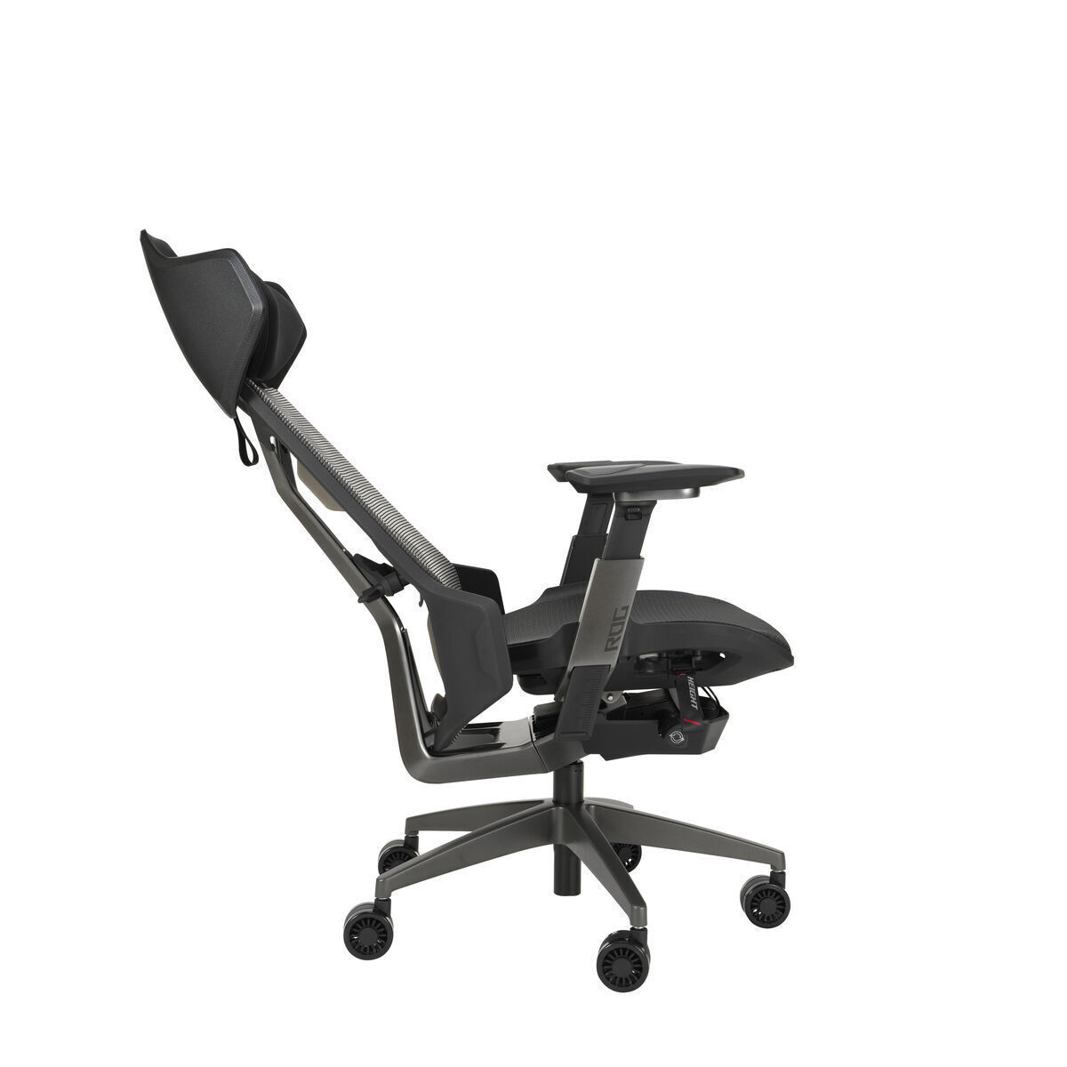 Asus Rog Destrier Καρέκλα Gaming Δερματίνης με Ρυθμιζόμενα Μπράτσα Μαύρη - Image 4