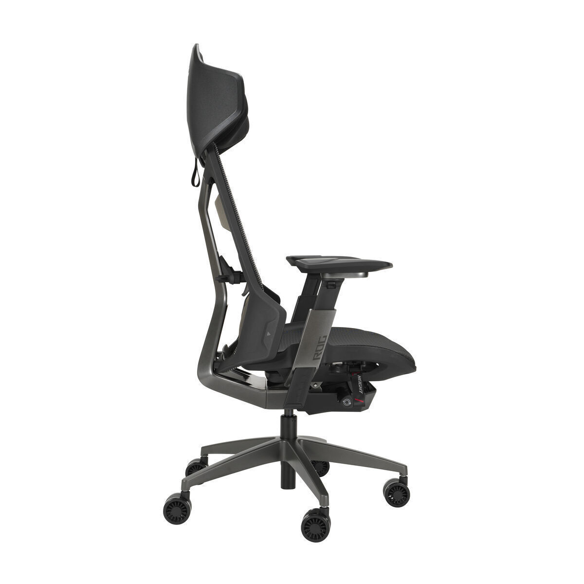 Asus Rog Destrier Καρέκλα Gaming Δερματίνης με Ρυθμιζόμενα Μπράτσα Μαύρη - Image 3