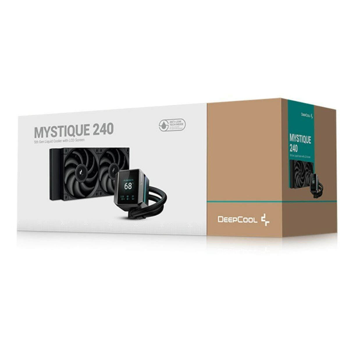 Deepcool Mystique 240 Υδρόψυξη Επεξεργαστή Διπλού Ανεμιστήρα 120mm για Socket AM4/AM5/1700/1200/115x - Image 4