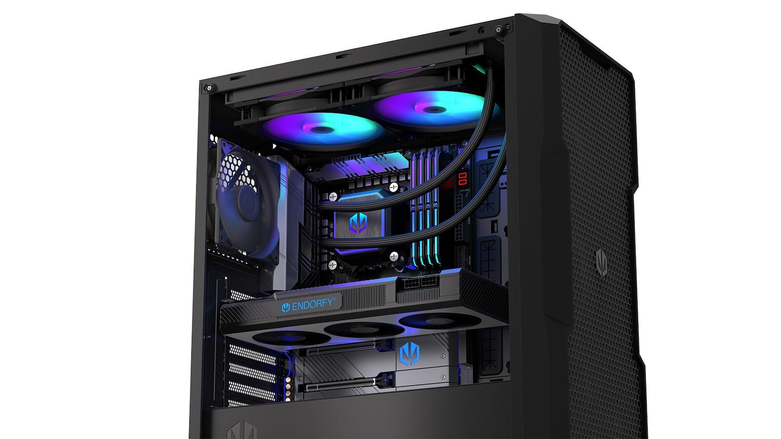 Endorfy Navis F280 Υδρόψυξη Επεξεργαστή Διπλού Ανεμιστήρα 120mm για Socket AM4/AM5/1700/1200/115x με ARGB Φωτισμό - Image 6