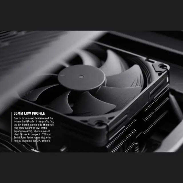 Noctua NH-L9x65 Chromax.black Socket AM4/AM5/1200/115x/1700 - Image 3