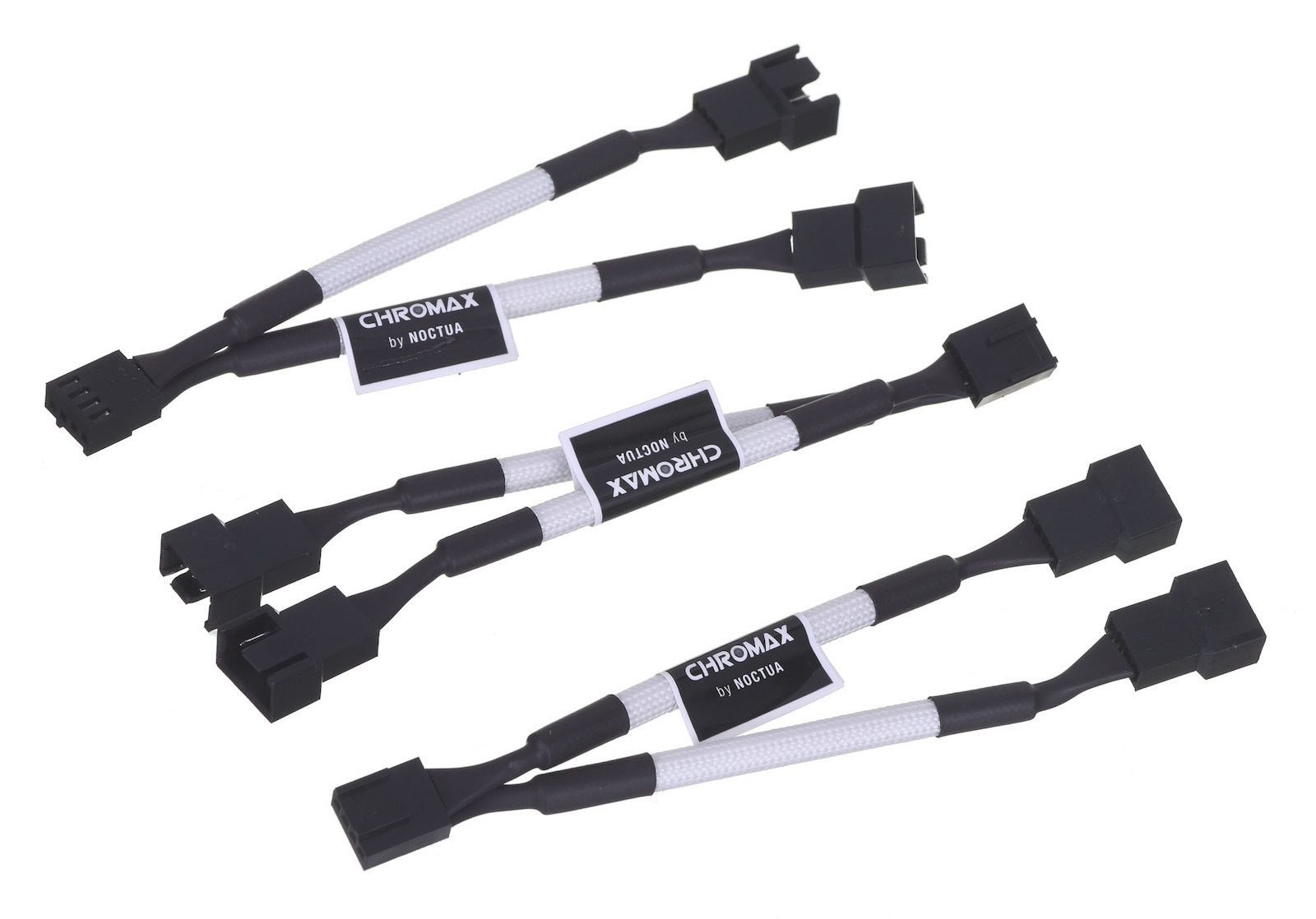 Noctua Chromax NA-SYC1 4-Pin pwm - 2x 4-Pin pwm Cable Μαύρο - Image 3