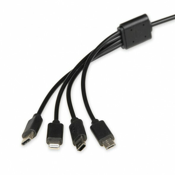 iBox Regular USB to micro USB Cable 2A Πολύχρωμο 1.2m (IKUM4W1CLR) - Image 4