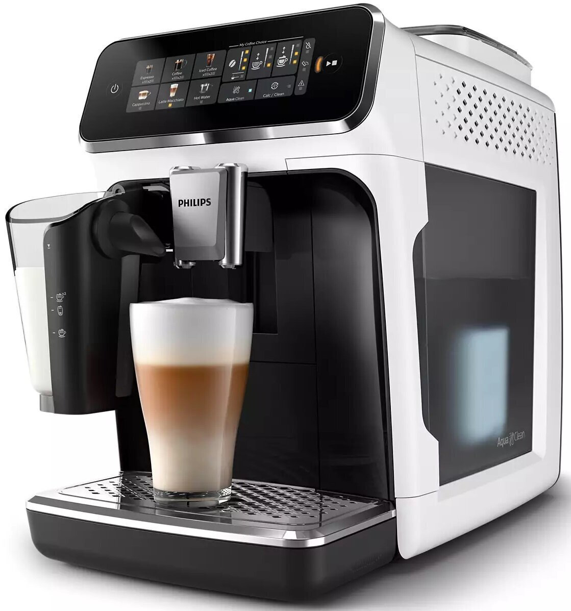Philips Series 3300 Αυτόματη Μηχανή Espresso 1500W Πίεσης 15bar με Μύλο Άλεσης Λευκή - Image 7