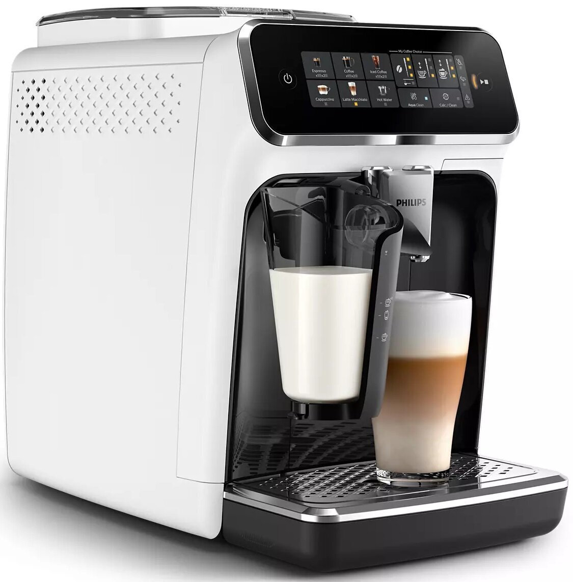 Philips Series 3300 Αυτόματη Μηχανή Espresso 1500W Πίεσης 15bar με Μύλο Άλεσης Λευκή - Image 8
