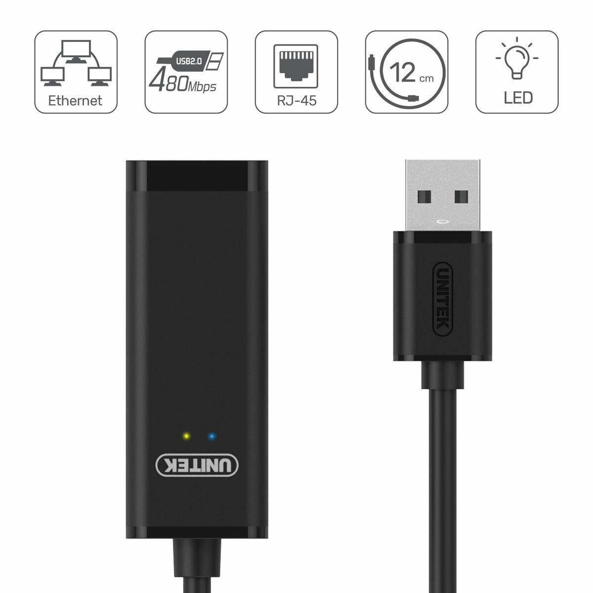 Unitek Y-1468 USB Αντάπτορας Δικτύου για Ενσύρματη σύνδεση Ethernet - Image 4