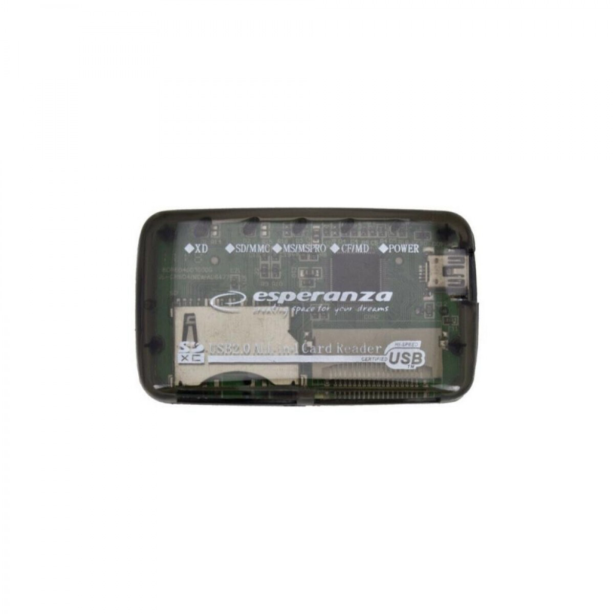 Esperanza Card Reader USB 2.0 για SD/microSD/MemoryStick/xD - Image 4