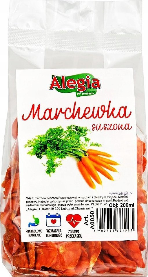 Alegia Alegia Dream Dried Carrots 200ml/60g 0050 9960250 5902768661507