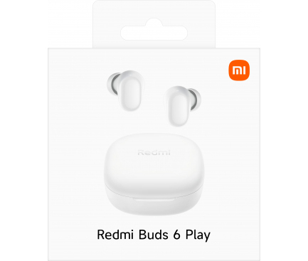 Xiaomi Redmi Buds 6 Play Bluetooth Handsfree Ακουστικά με Αντοχή στον Ιδρώτα και Θήκη Φόρτισης Λευκά - Image 3