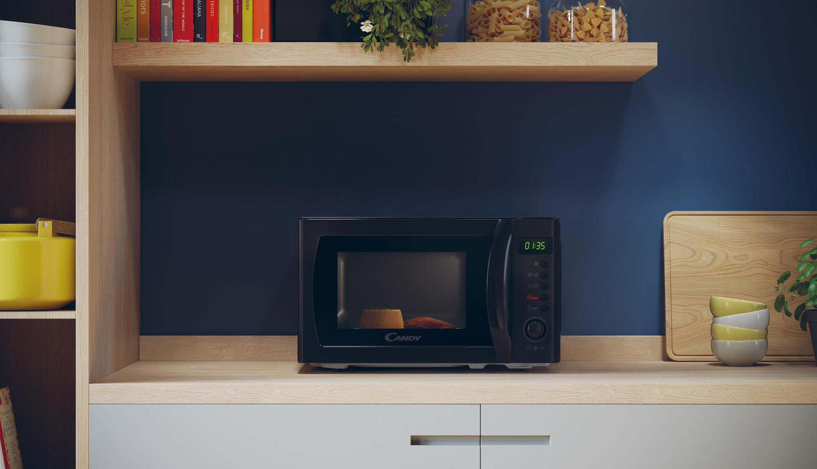 Candy CMWA20SDLB Φούρνος Μικροκυμάτων 20lt Μαύρος - Image 6