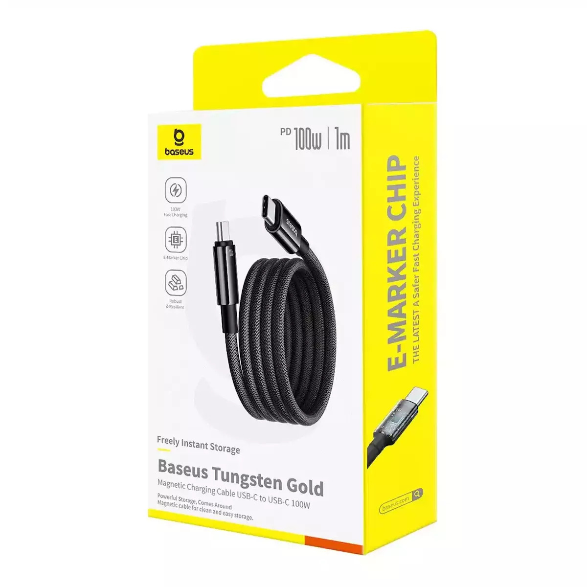 Baseus Tungsten USB 2.0 USB-C male - USB-C 100W 1m (P10319805111-00) - Image 8