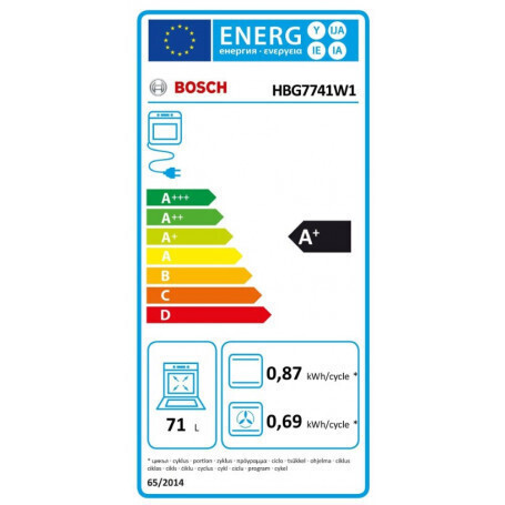 Bosch Άνω Πάγκου Λευκός HBG7741W1 - Image 3