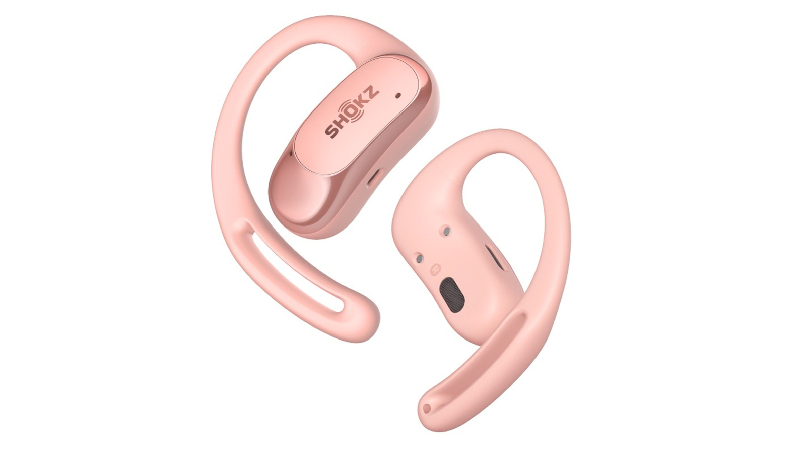 Shokz OpenFit Air Open Ear Bluetooth Handsfree Ακουστικά με Αντοχή στον Ιδρώτα και Θήκη Φόρτισης Ροζ - Image 3