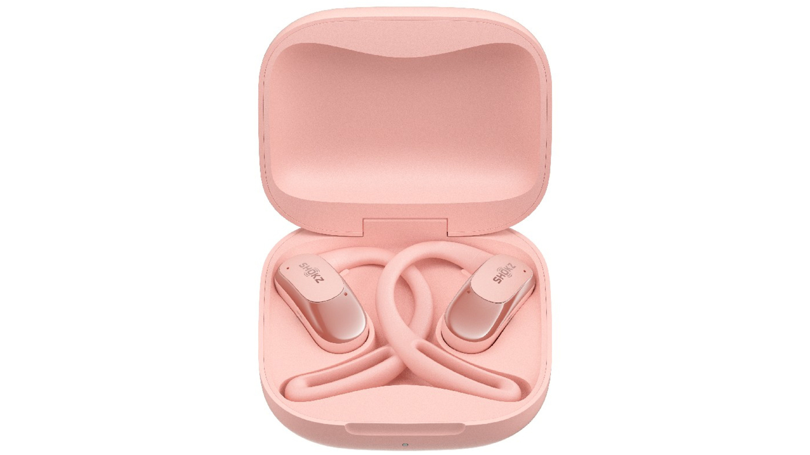 Shokz OpenFit Air Open Ear Bluetooth Handsfree Ακουστικά με Αντοχή στον Ιδρώτα και Θήκη Φόρτισης Ροζ - Image 4