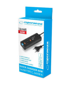 Alternative view of Esperanza EZC109 USB-C Βάση Φόρτισης 60W