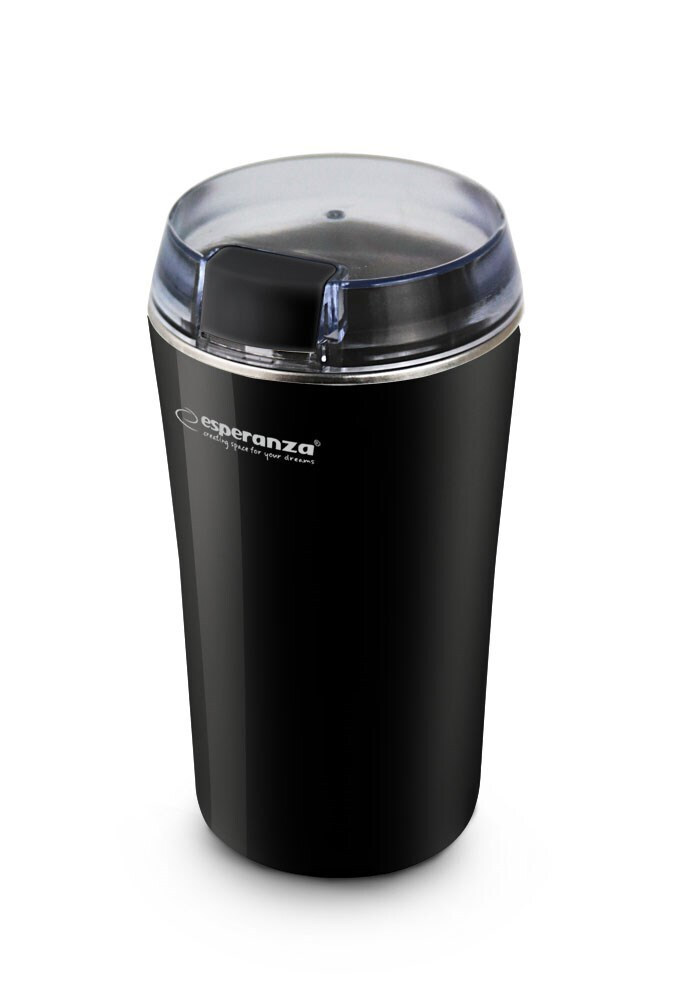 Esperanza EKC008K Ηλεκτρικός Μύλος Καφέ 160W με Χωρητικότητα 70gr Μαύρος