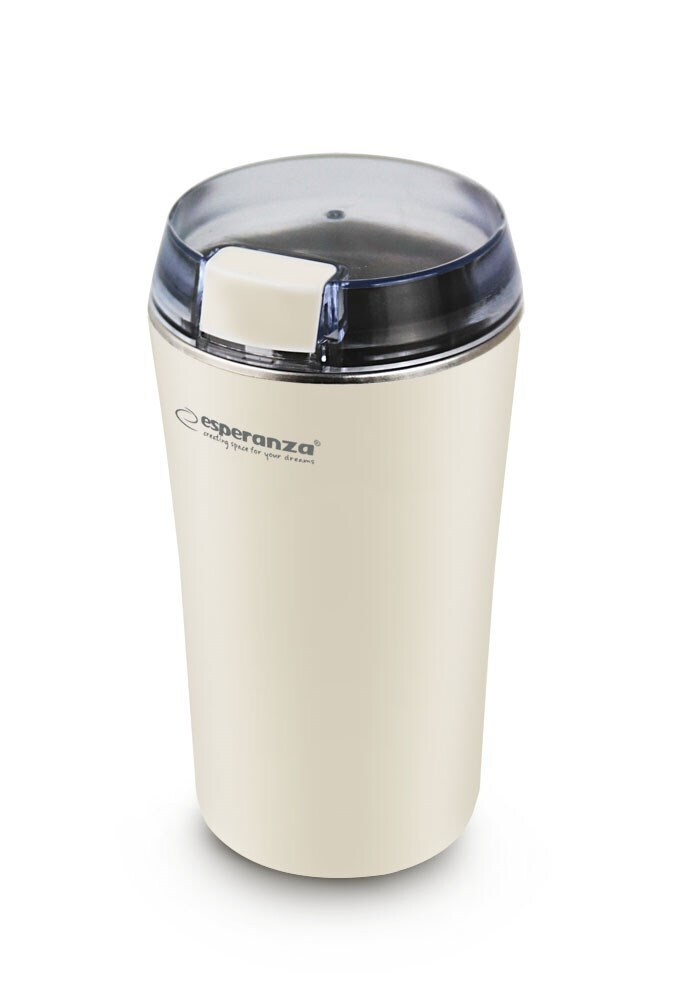 Esperanza EKC008W Ηλεκτρικός Μύλος Καφέ 160W με Χωρητικότητα 70gr Μπεζ - Image 2