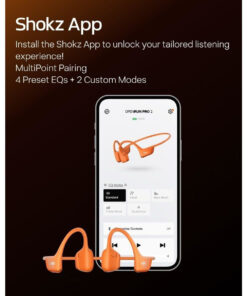 Alternative view of Shokz OpenRun Pro 2 Bone Conduction Bluetooth Handsfree Ακουστικά με Αντοχή στον Ιδρώτα Πορτοκαλί